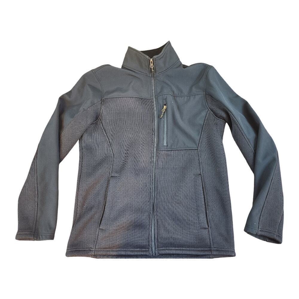 Swiss Tech men's navy blue woven jacket‎ sz med.
